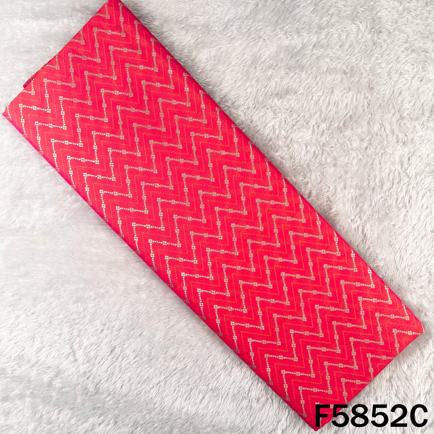 Banarasi Brocade Silk Fabric - F5852