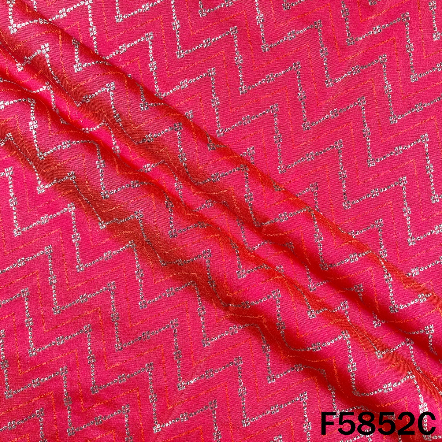 Banarasi Brocade Silk Fabric - F5852