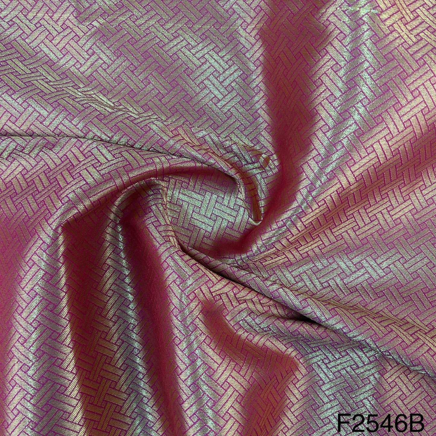 Silk Brocade Fabric-F2546