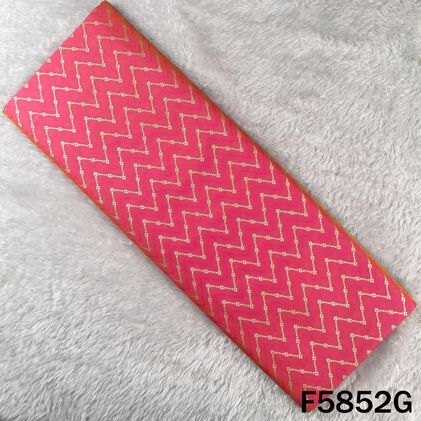 Banarasi Brocade Silk Fabric - F5852