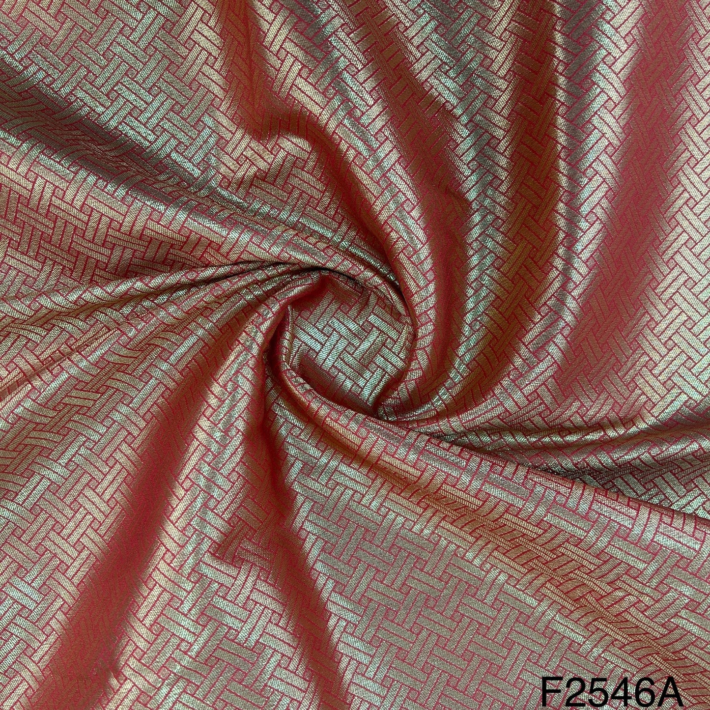 Silk Brocade Fabric-F2546