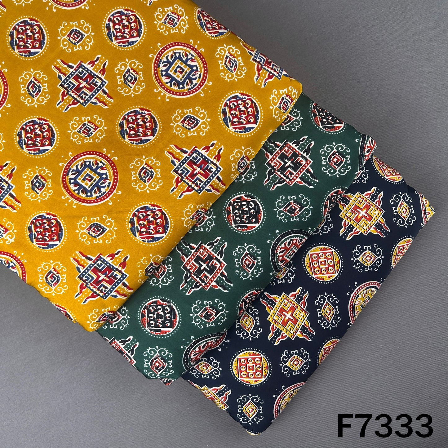 Printed Modal Satin Fabric - F7333