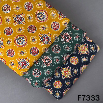 Printed Modal Satin Fabric - F7333