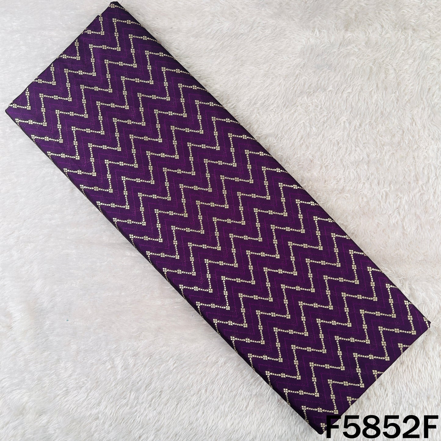 Banarasi Brocade Silk Fabric - F5852