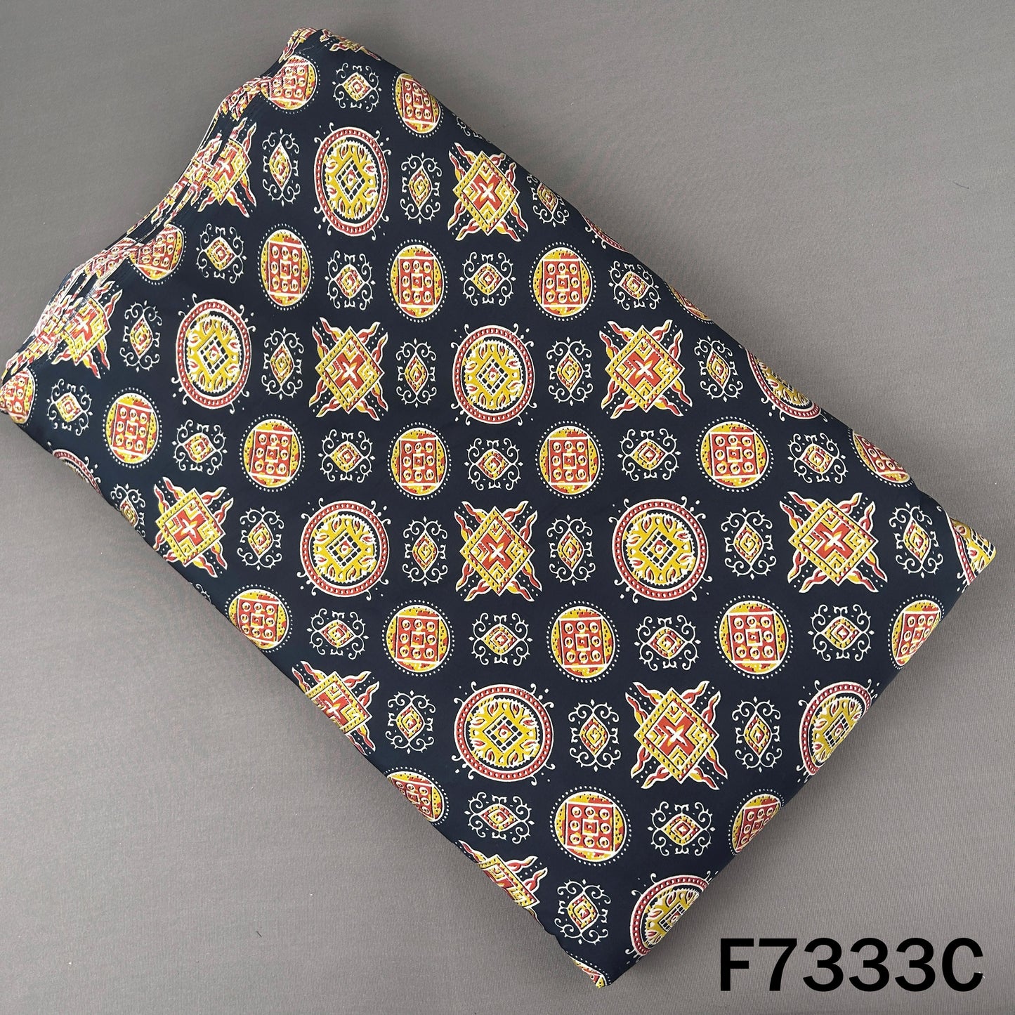 Printed Modal Satin Fabric - F7333