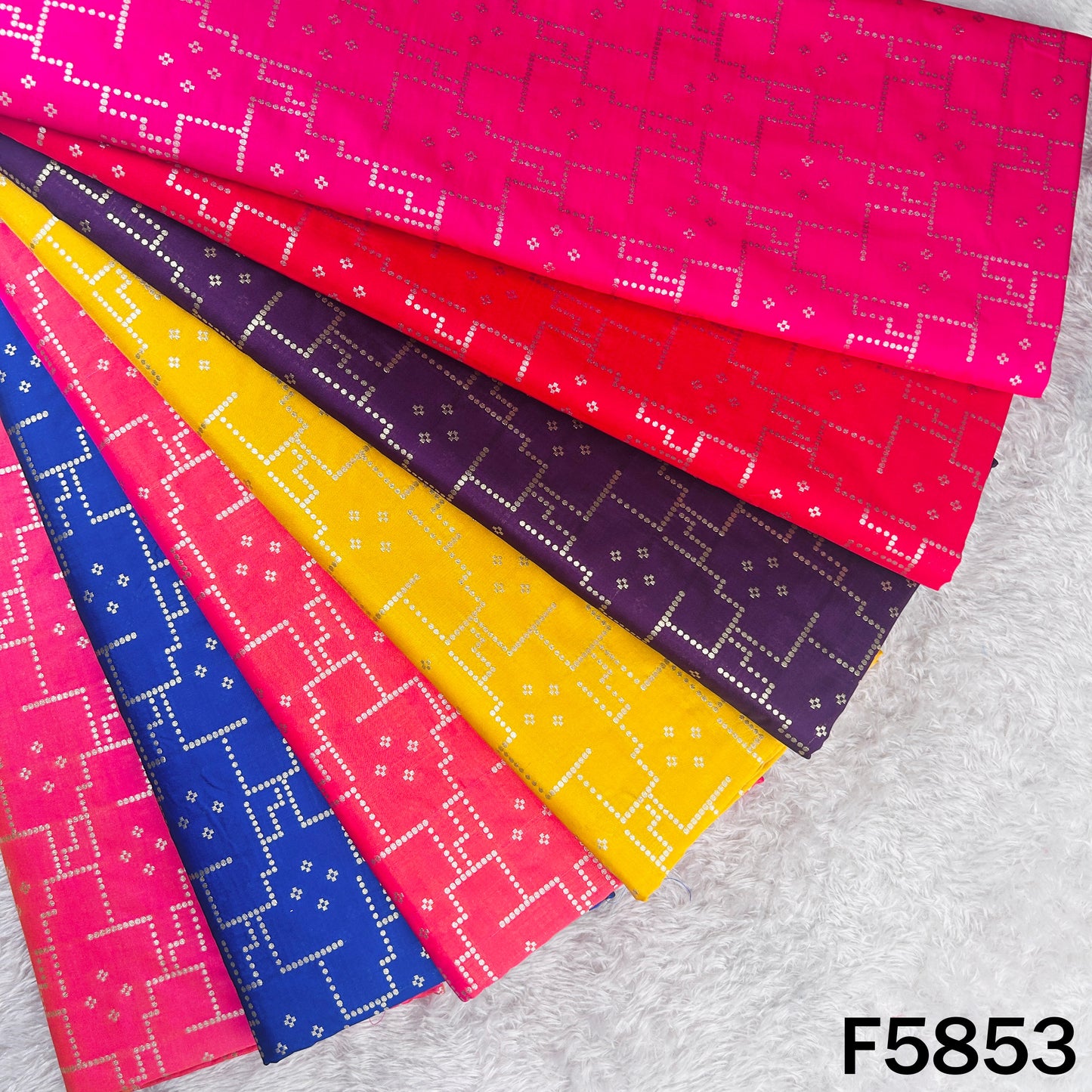 Banarasi Brocade Silk Fabric - F5853