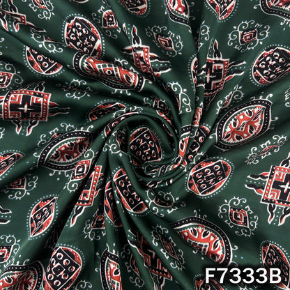 Printed Modal Satin Fabric - F7333