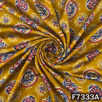 Printed Modal Satin Fabric - F7333