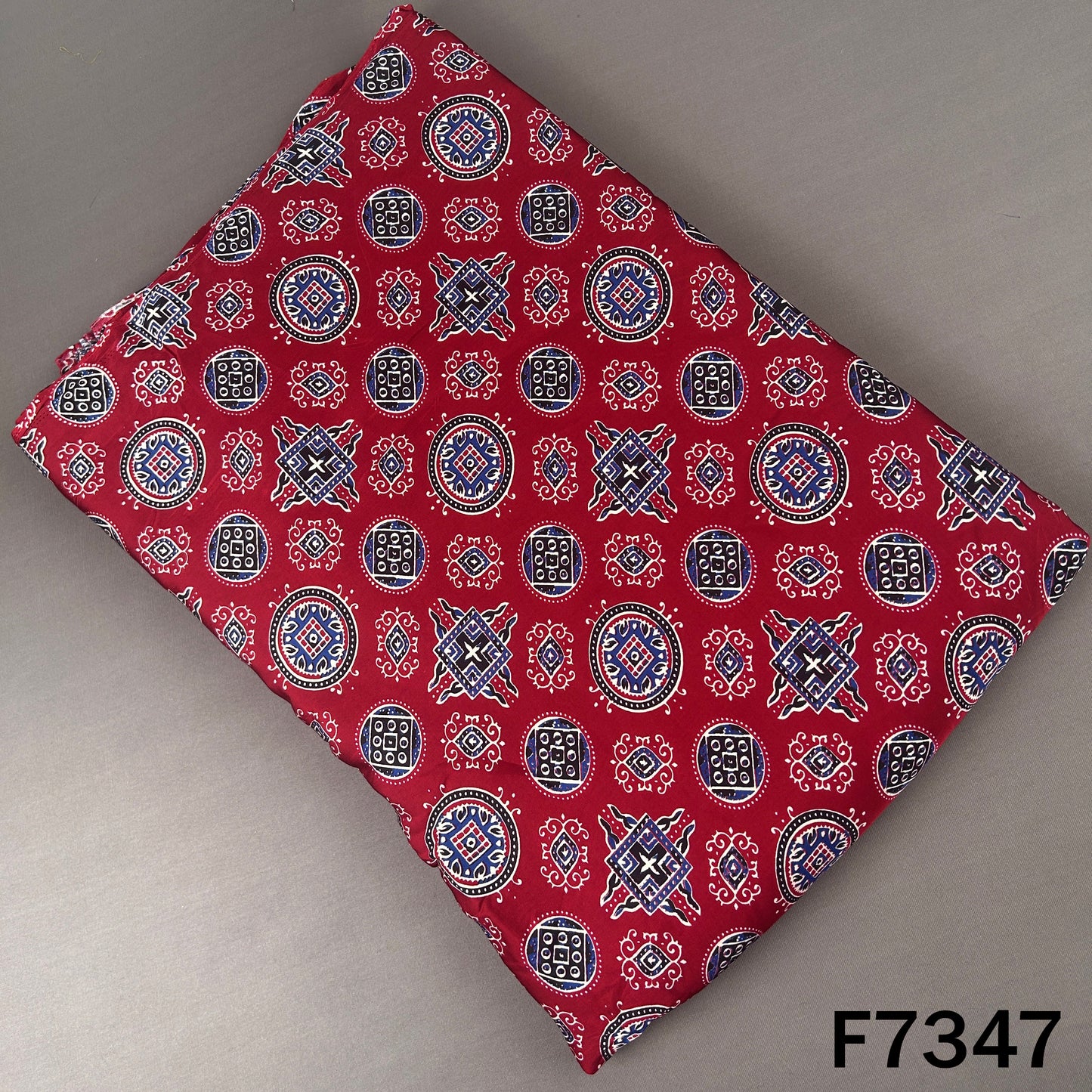 Printed Modal Satin Fabric - F7347