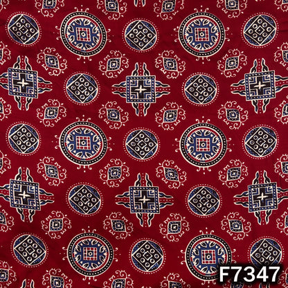 Printed Modal Satin Fabric - F7347