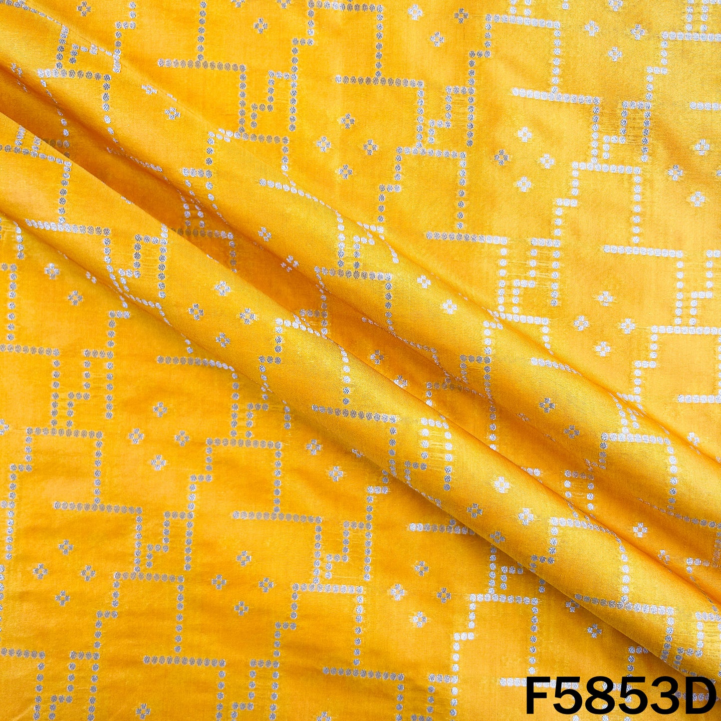 Banarasi Brocade Silk Fabric - F5853