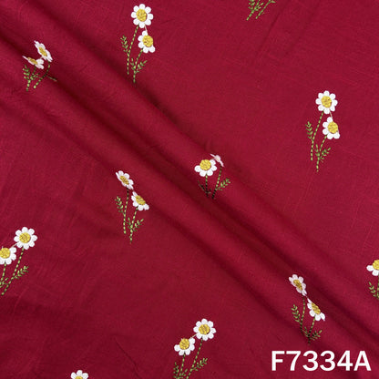 Thread Work Linen Fabric - F7334