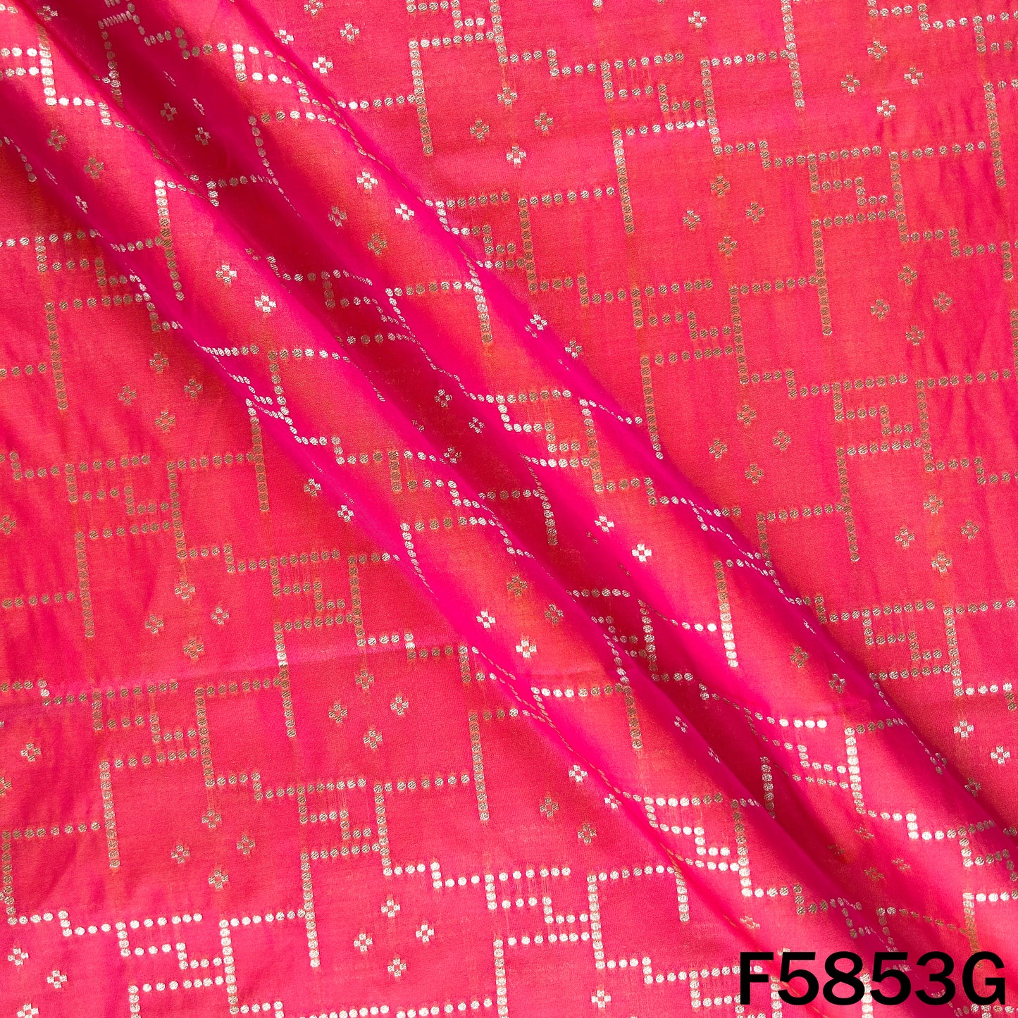 Banarasi Brocade Silk Fabric - F5853