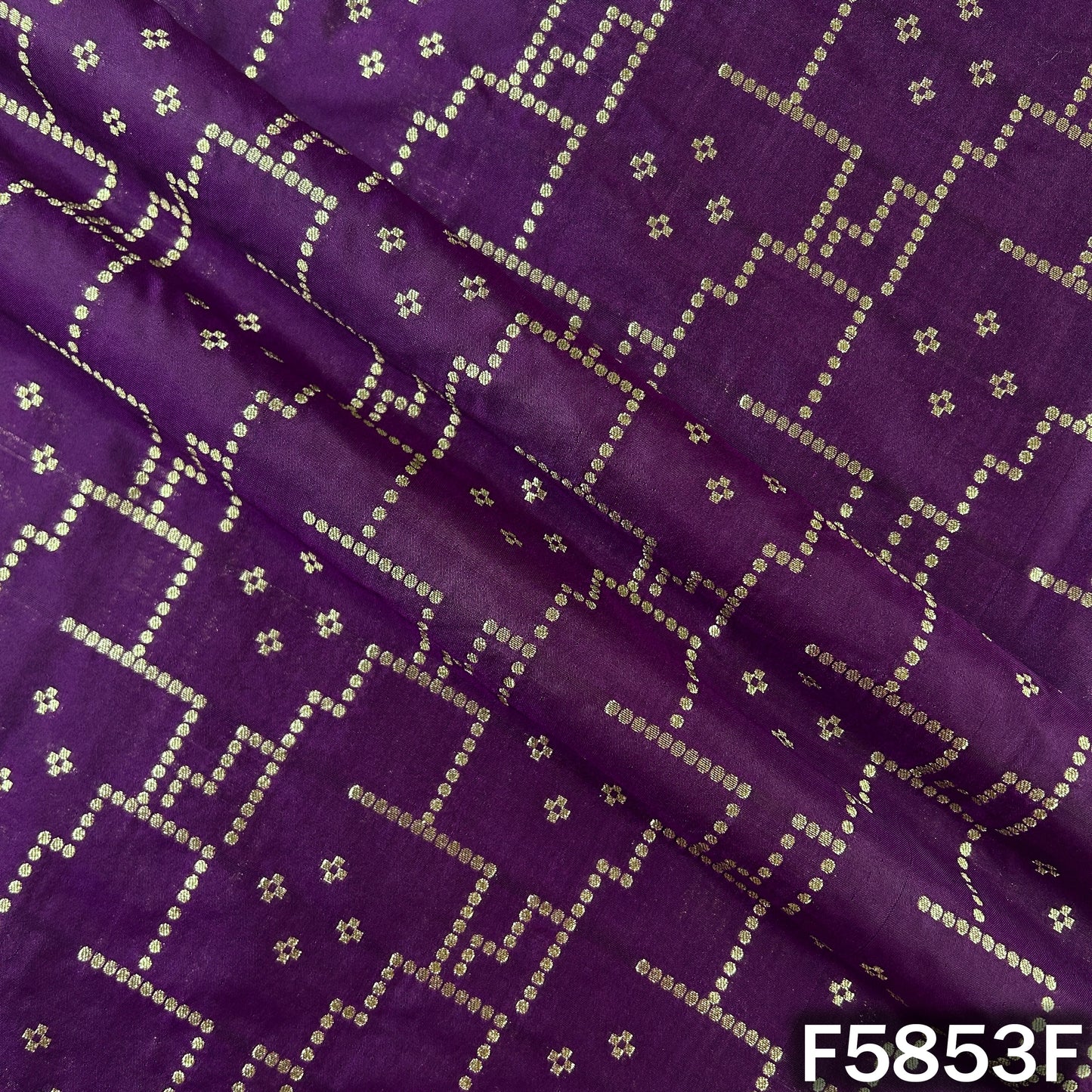 Banarasi Brocade Silk Fabric - F5853