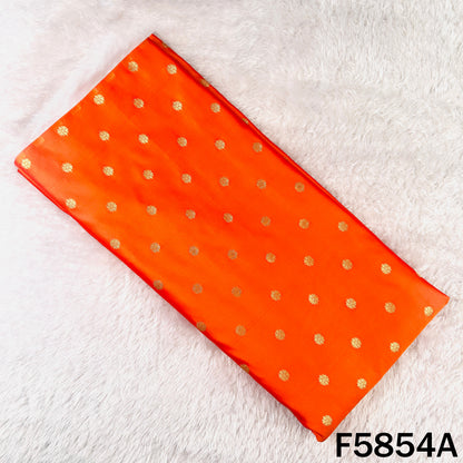 Zari Buti Work Banarasi Brocade Fabric - F5854