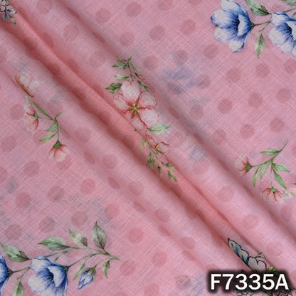 Printed Linen Fabric - F7335
