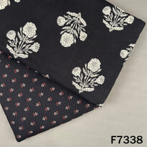 Printed Slub Cotton Fabric - F7338