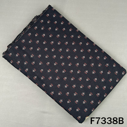 Printed Slub Cotton Fabric - F7338