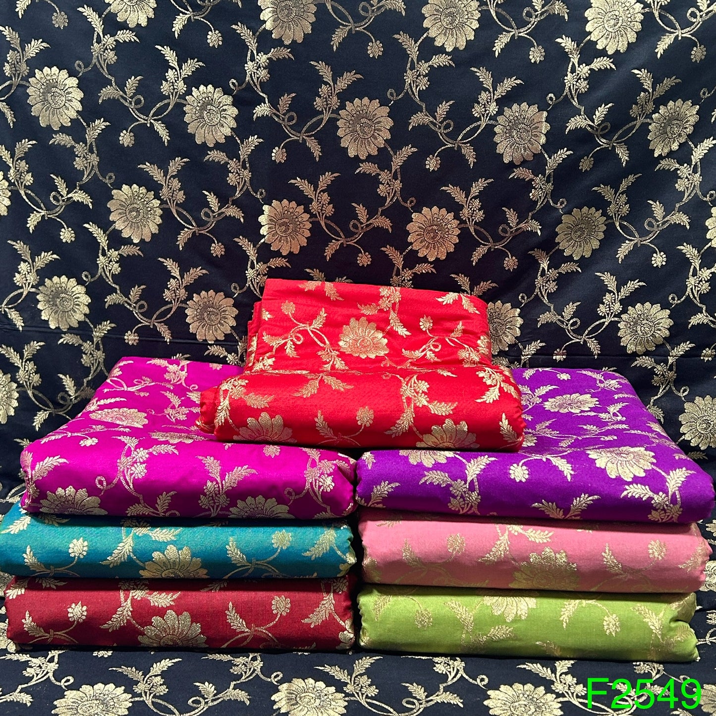 Banarasi Silk Fabric-F2549