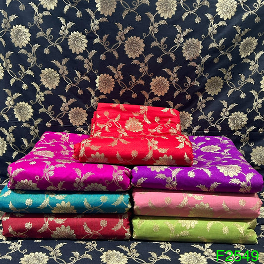 Banarasi Silk Fabric-F2549