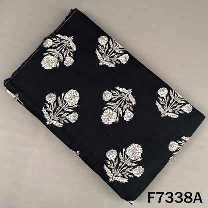 Printed Slub Cotton Fabric - F7338
