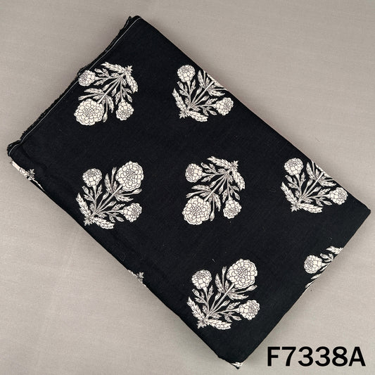 Printed Slub Cotton Fabric - F7338