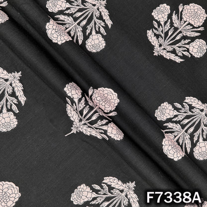 Printed Slub Cotton Fabric - F7338