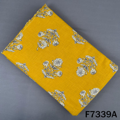 Printed Slub Cotton Fabric - F7339