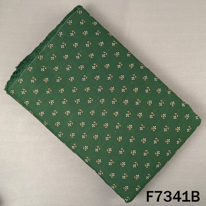 Printed Slub Cotton Fabric - F7341