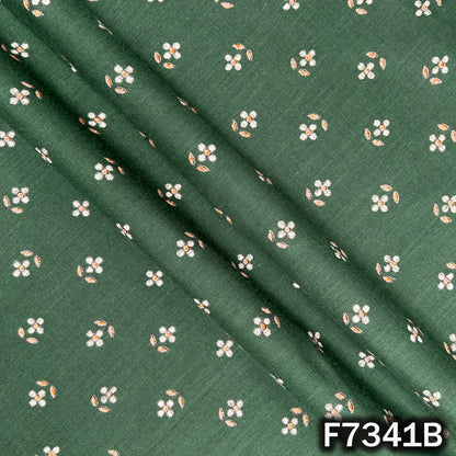 Printed Slub Cotton Fabric - F7341