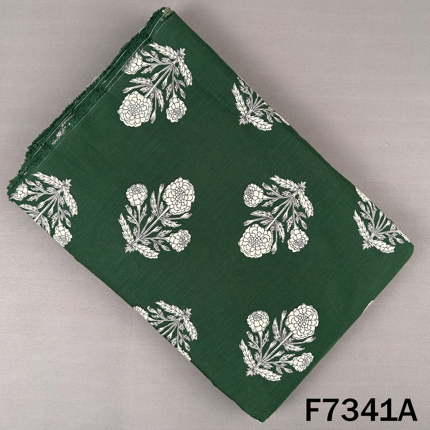 Printed Slub Cotton Fabric - F7341