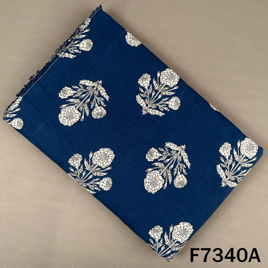 Printed Slub Cotton Fabric - F7340