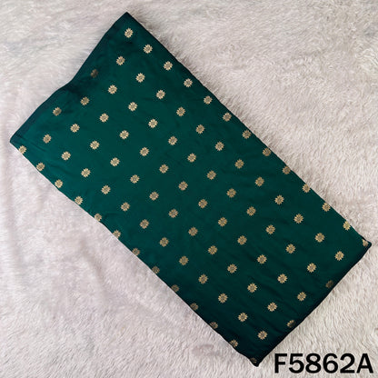 Zari Buti Work Brocade Silk Fabric - F5862