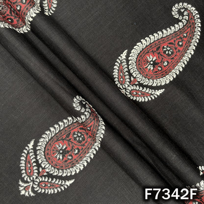 Printed Slub Cotton Fabric - F7342