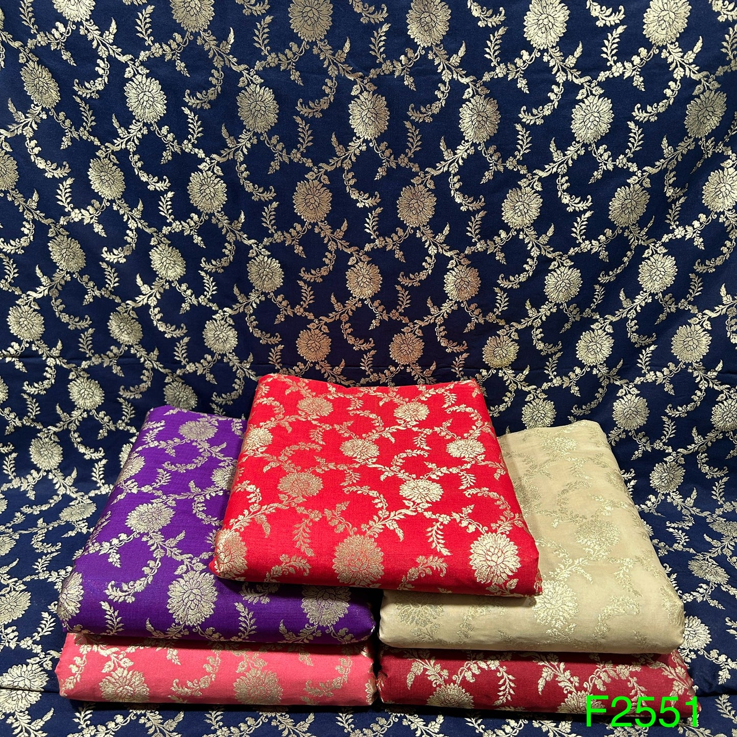 Banarasi Silk Fabric-F2551