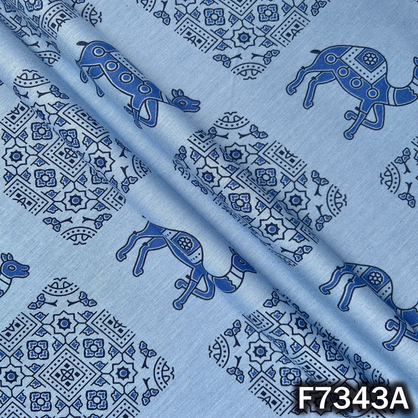 Printed Flex Cotton Fabric - F7343
