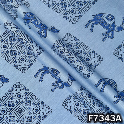 Printed Flex Cotton Fabric - F7343