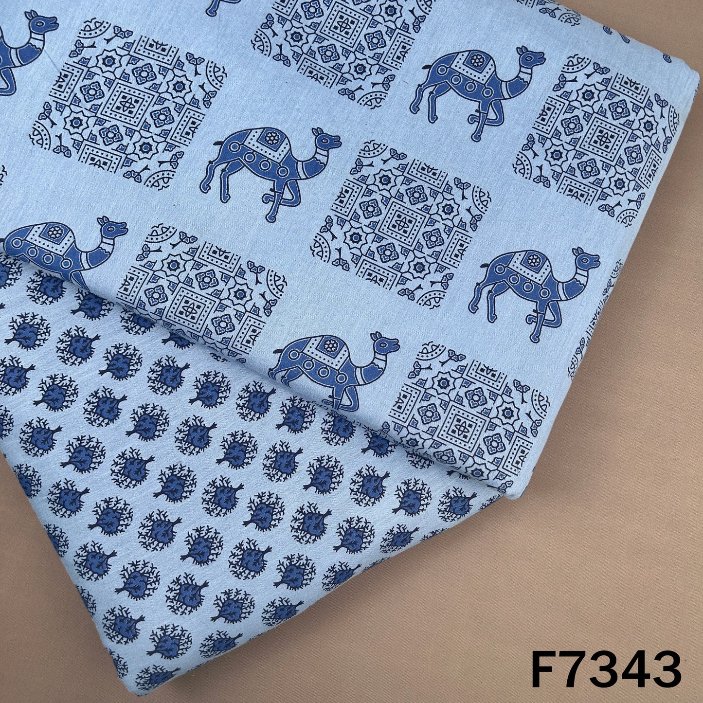 Printed Flex Cotton Fabric - F7343