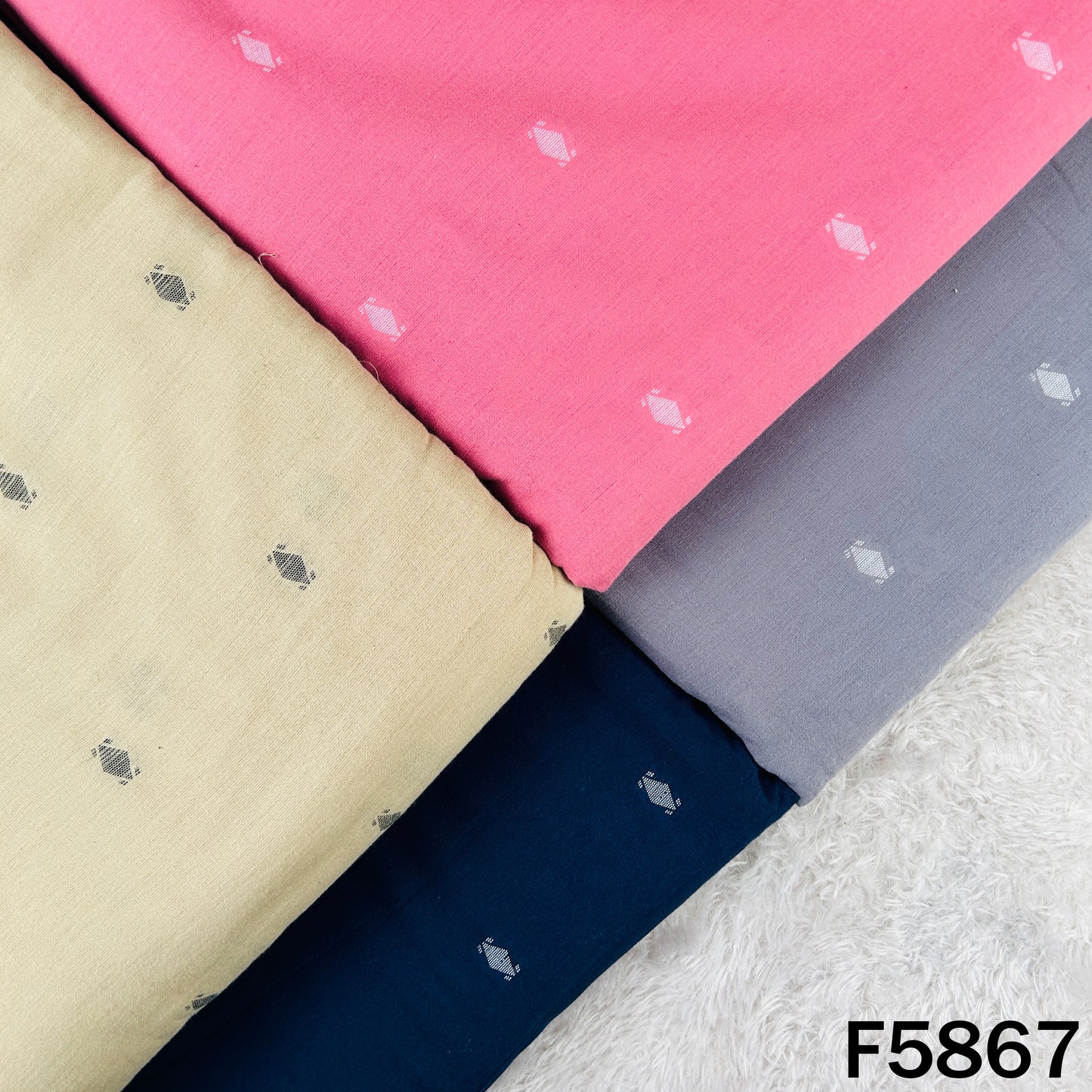 Handloom Cotton Fabric - F5867