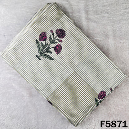 Block Print Cambric Cotton Fabric - F5871