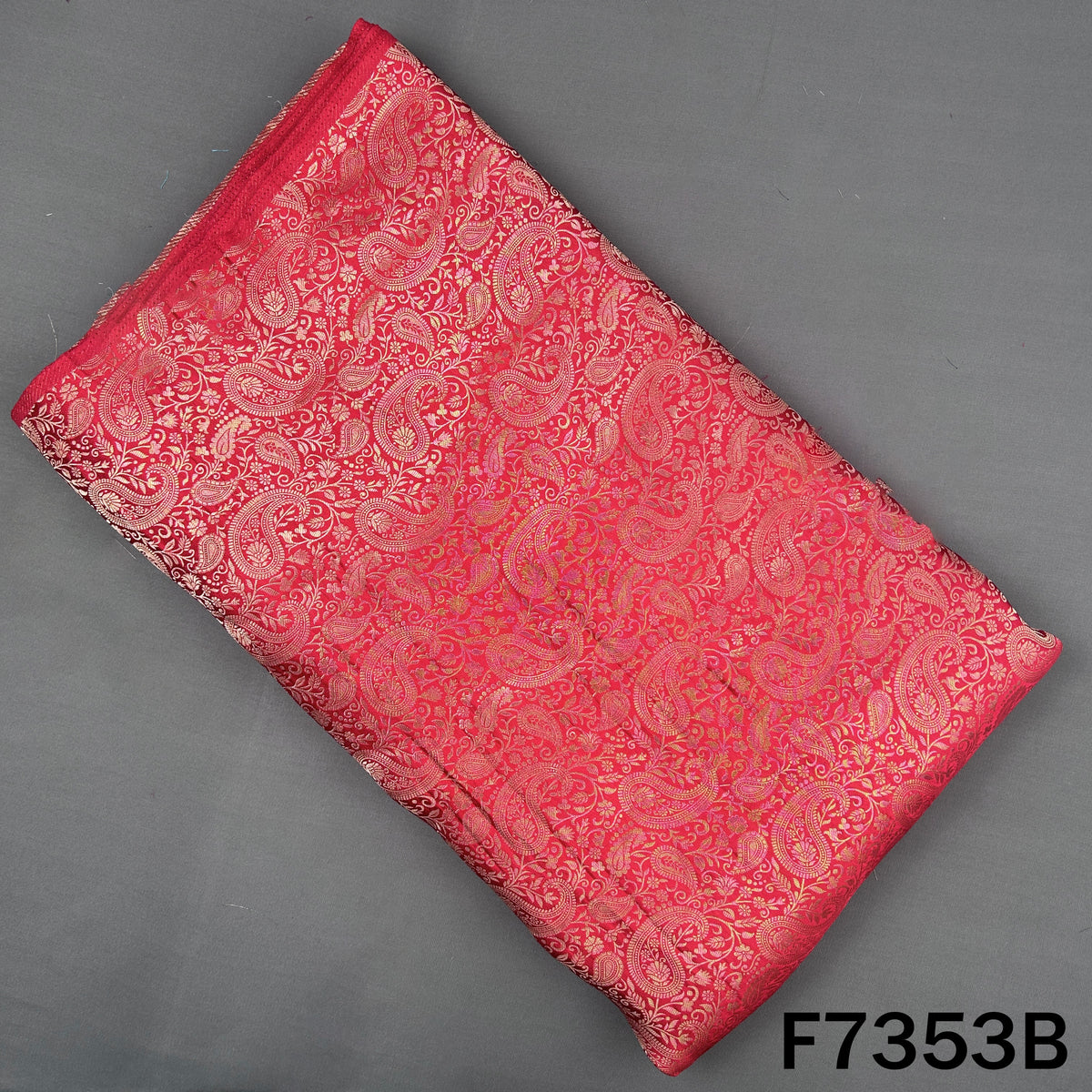 Zari Work Banarasi Silk Fabric - F7353