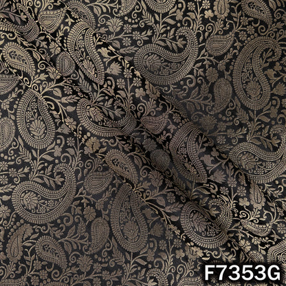 Zari Work Banarasi Silk Fabric - F7353