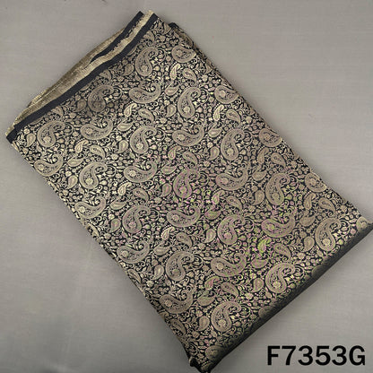 Zari Work Banarasi Silk Fabric - F7353