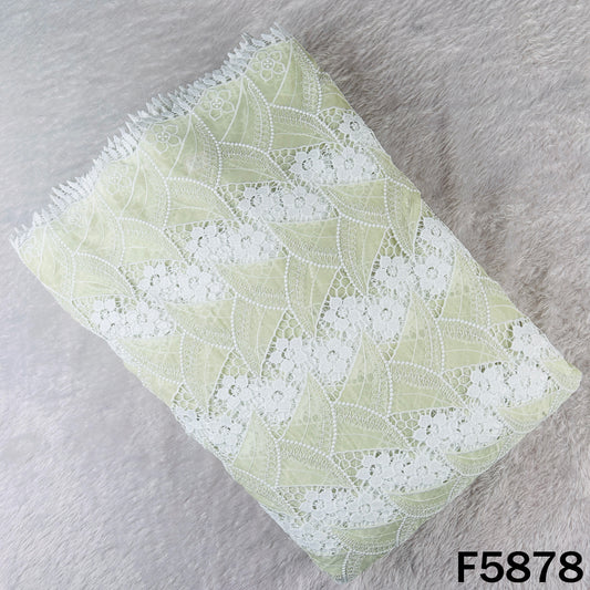 Imported Cut Work Lace Fabric - F5878