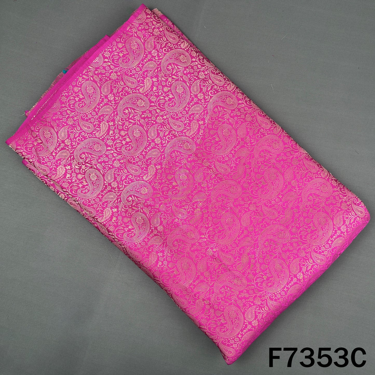 Zari Work Banarasi Silk Fabric - F7353