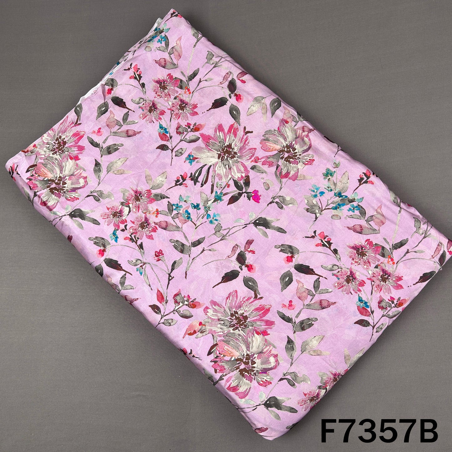 Printed Modal Satin Fabric - F7357