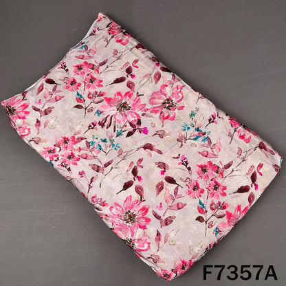 Printed Modal Satin Fabric - F7357