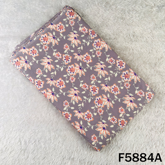 Flower Printed Cotton Fabric - F5884