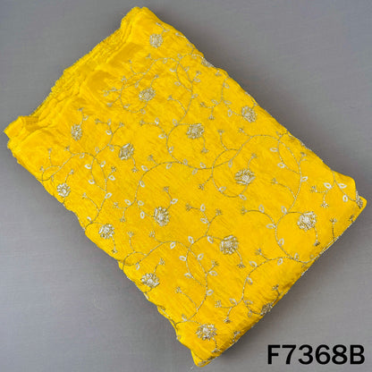 Cut Dana Zari Sequins Embroidered Shimmer Tissue Fabric - F7368