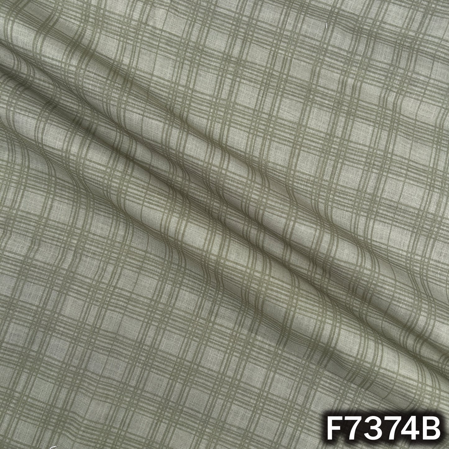 Printed Linen Cotton Fabric - F7374